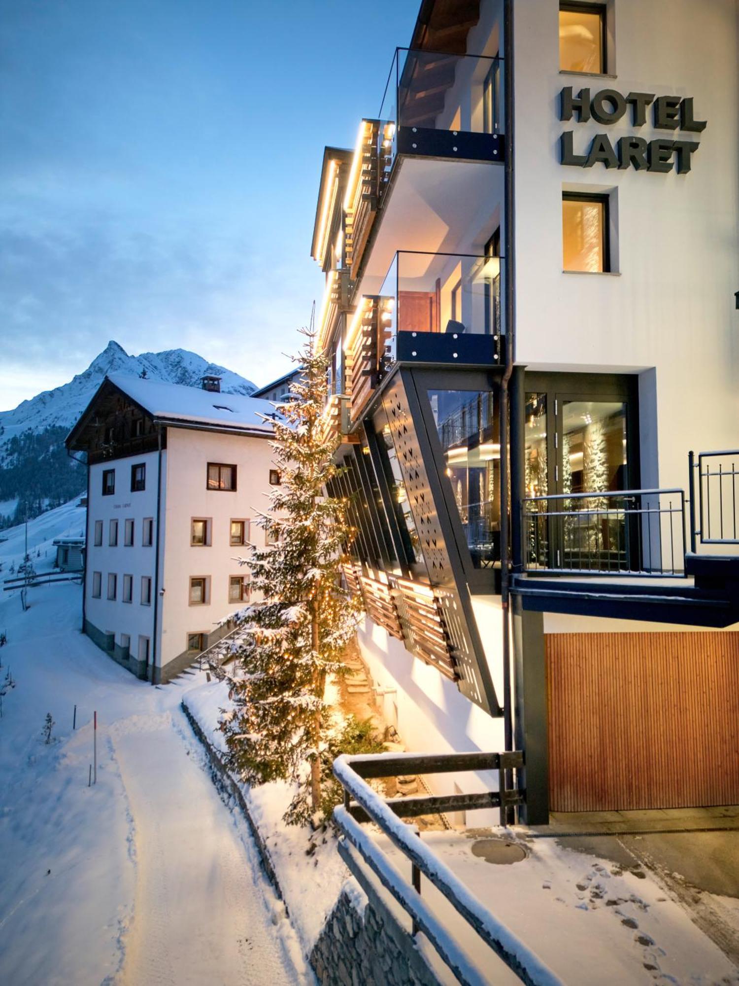 Laret Private Boutique Hotel - Adults Only Samnaun Exterior foto