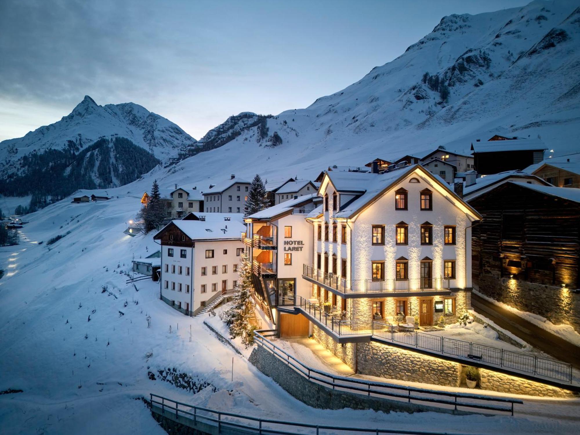 Laret Private Boutique Hotel - Adults Only Samnaun Exterior foto