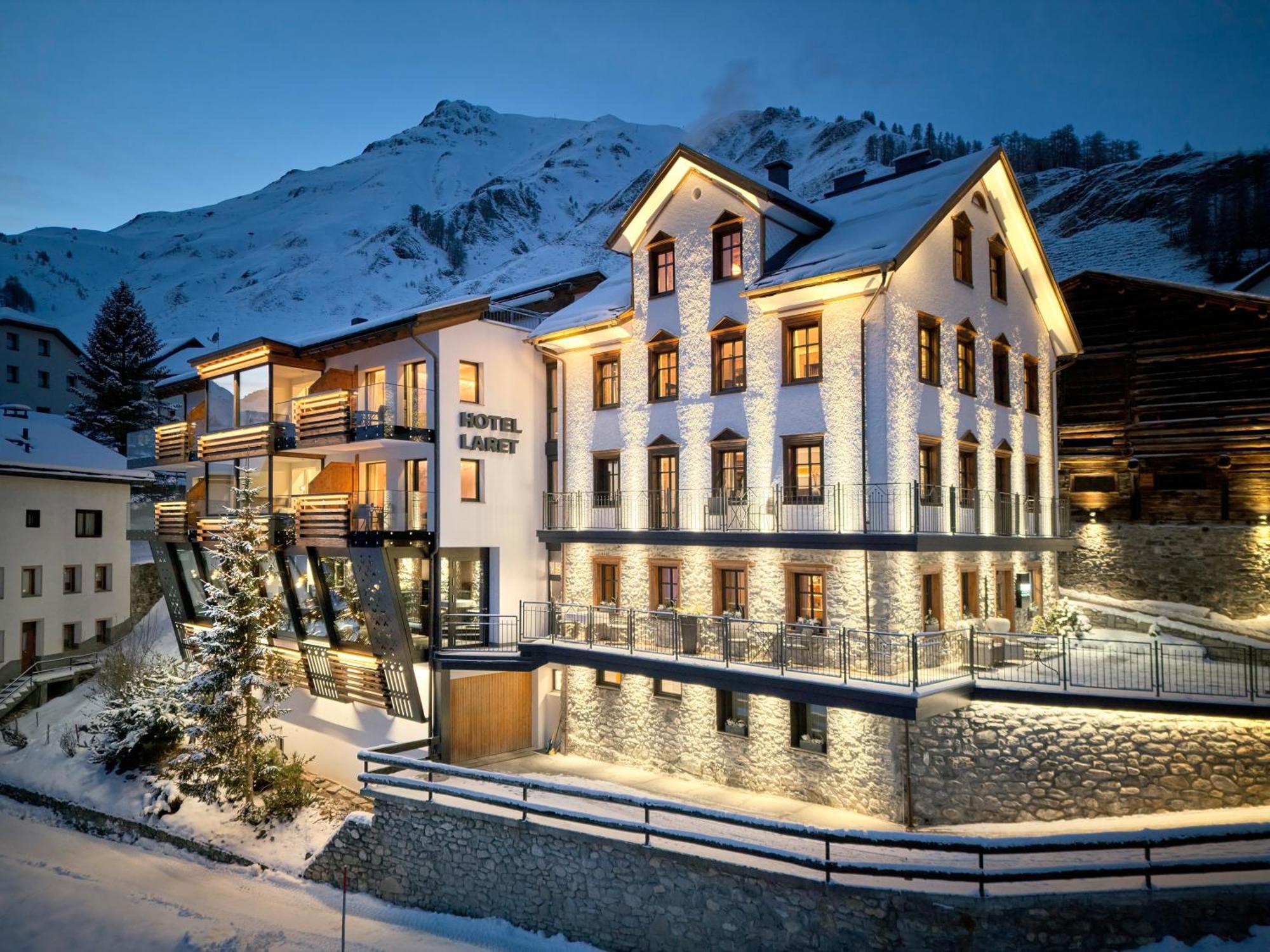 Laret Private Boutique Hotel - Adults Only Samnaun Exterior foto